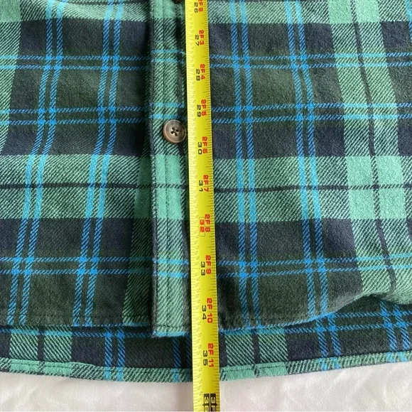 Duluth Trading Plaid Shirt Jack Mens Sz 2XL. Heavy Flannel Long Sleeve Button. - Picture 7 of 11